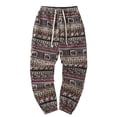 thumbnail image 1 of XINPING Khaki Pants for Men 32x34 Retro Travel Casual Pants Elastic Waist Workout Joggers Hiking Pants, 1 of 3