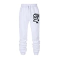 thumbnail image 1 of XINPING Khaki Pants for Men 32x34 Slim Fit Daily Casual Pants Elastic Waist Drawstring Pants Y2k Wide Leg Pants with Pockets, 1 of 6