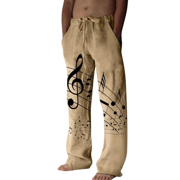 XINPING Khaki Pants for Men 36x31 Loose Fit Lounge Casual Pants Quick Dry Beach Pant Lightweight Jogging, Workout Trousers