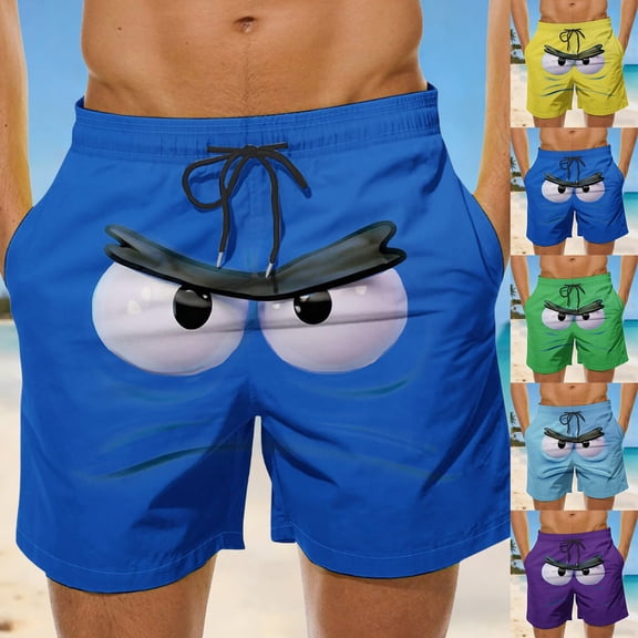 XINPING Men Plus Size Beach Shorts 4x Fashion Hawaiian Print Quick-Dry Spring Break Swim Trunks with Pockets Upf 50+ Sun Protection Mens Summer Clothes