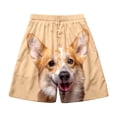 thumbnail image 1 of XINPING Men Swim Shorts Long Loose Fit Hawaiian Print Quick-Dry Pool Swimming Trunks with Pockets Stretch Fabric Beach Shorts Bathing Suits, 1 of 3