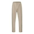 thumbnail image 1 of XINPING Mens Casual Pants Big and Tall Lightweight Neutral Tone Casual Pants Breathable Lightweight Outdoor Sweatpants with Pockets, 1 of 5