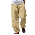 thumbnail image 1 of XINPING Mens Casual Pants Free Athletic Fit Outdoor Casual Pants Stretch Waist Athletic Jogger with Pockets Golf Running Gym, 1 of 8