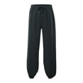 thumbnail image 1 of XINPING Mens Casual Pants Free Loose Machine Washable Pants Breathable Beach Pant Lightweight Jogging, Workout Trousers, 1 of 8