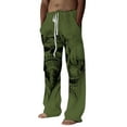 thumbnail image 1 of XINPING Mens Pants Casual Pull on Fashion Travel Casual Pants Quick-Dry Workout Joggers Hiking Pants, 1 of 9