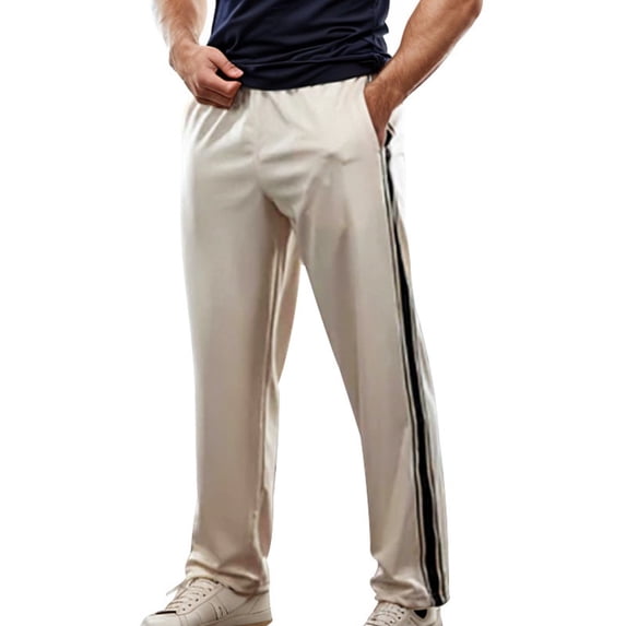 XINPING Mens Pants Casual Pull on Loose Fit Modern Casual Pants Quick-Dry Workout Joggers Hiking Pants