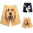 thumbnail image 1 of XINPING Mens Swim Shorts Fashion Hawaiian Print Quick-Dry Vacation Beach Shorts with Pockets Anti-Chafe Beach Wear, 1 of 3