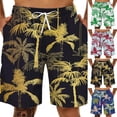 thumbnail image 1 of XINPING Mens Swimming Trunks Loose Fit Floral Swim Trunks Quick Dry Beach Swimming Shorts with Pockets Anti-Chafe Fishing Shorts for Men, 1 of 5