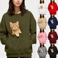 thumbnail image 1 of XINPING Pet Pouch Hoodless Sweatshirt, Oversized Sweatshirt with Pocket Front Carry Pouch for Small and Cats, Long Sleeve Round Neck Puppy Dogs Holder, 1 of 9