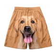 thumbnail image 1 of XINPING Plus Size Linen Shorts Men Casual Tropical Print Quick Dry Vacation Beach Shorts with Pockets Stretch Fabric Mens Summer Clothes, 1 of 4