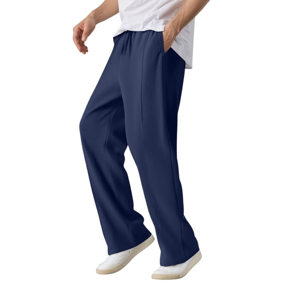 XINPING Plus Size Pants for Men 4x-5x Fashion Lounge Pants Elastic Waist Travel Performance Jogging Trousers Pant