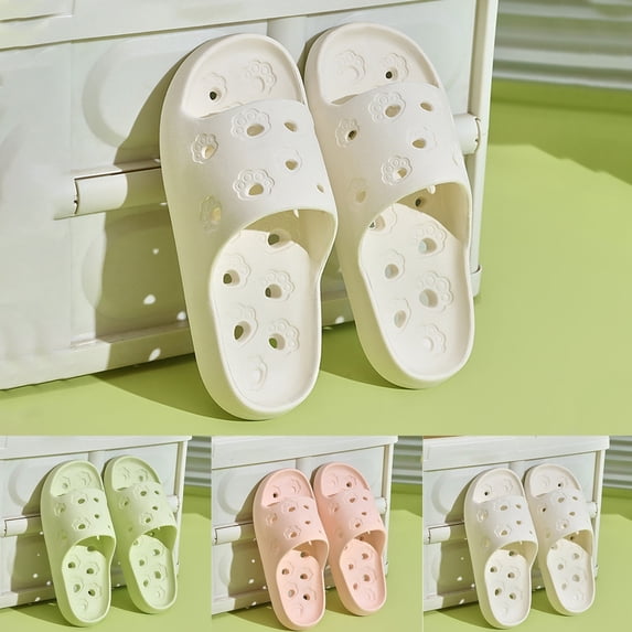 XINPING Slides Slippers for Women and Men Comfortable Shower Lightweight Portable Non Quick Drying EVA Summer Footwear