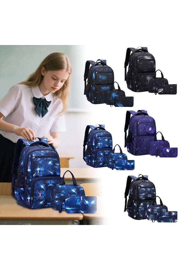 Solid Color Backpack for Ages 6rd 7th 10th 12th Middle Elementary Lightweight Bookbag for Outings Playground Park
