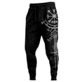 thumbnail image 1 of XINPING Sweatpants for Mens Casual Graphic Print Drawstring Sweat Pants Joggers Stretch Loose Pants for Outdoor Daily Wear, 1 of 3