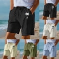 thumbnail image 1 of XINPING Swim Shorts Men 3x Lightweight Solid Color Quick Dry Spring Break Swim Trunks with Pockets Upf 50+ Sun Protection Beach Wear, 1 of 5