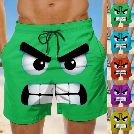 XINPING Swim Shorts Men 3x Slim Fit Floral Swim Trunks Quick Dry 4th Of July Swim Trunks with Pockets Stretch Fabric Beach Shorts Bathing Suits
