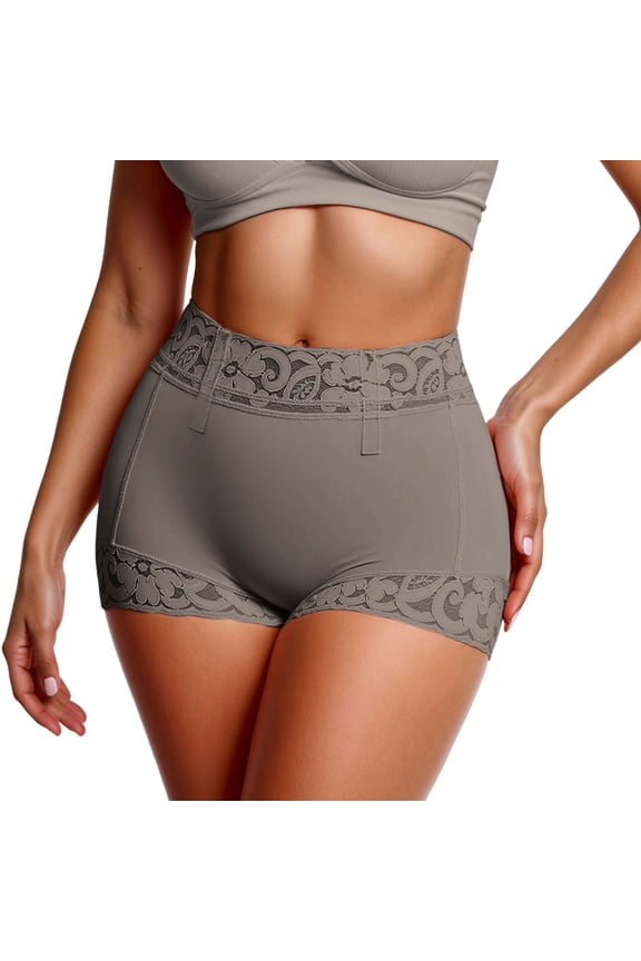 Tummy Control Shapewear for Ladies Seamless Plus Size High Waist Full Coverage Compression Brief No Show Comfortable Stretchy Panties