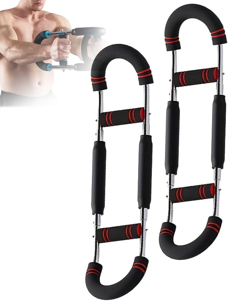 Twister Arm Trainer With 3 Resistance Levels - Chest, Arm, Shoulder & Back Workout Equipment For Home Gym Strength Training