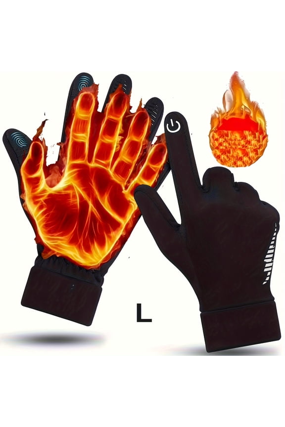 Winter Thermal Gloves with Touchscreen & Plush Lining – Warm Insulated Hand Protection for Men & Women, Ideal for Cold Weather, Outdoor Sports & Daily Wear.