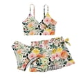 thumbnail image 1 of PEASKJP Baby Swimsuit Girl Two Piece Girls Swimsuits Bikini Set,Two Piece Swimsuit Criss Cross Bathing Suit Girls' Swimwear Light Yellow Size 10-11 Years, 1 of 4