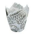 XINSDOAKK Cupcake liners Natural Tulip Cupcake Liners for Baking Cups