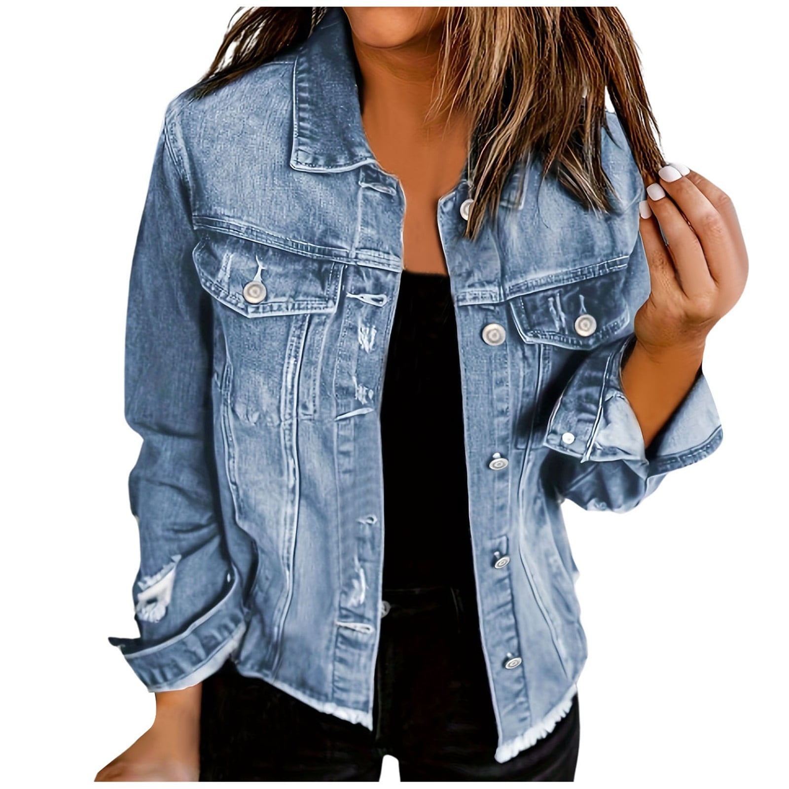 Fashion buffalo ladies denim jacket