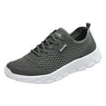 thumbnail image 1 of adviicd Men's Fashion Sneakers Wide Breeze Shoes for Men, Urban - Ultra Comfortable Shoes, Mens Wearbreeze Shoes, Mesh Dress Sneakers Business Shoes (Dark Gray,8.5), 1 of 6