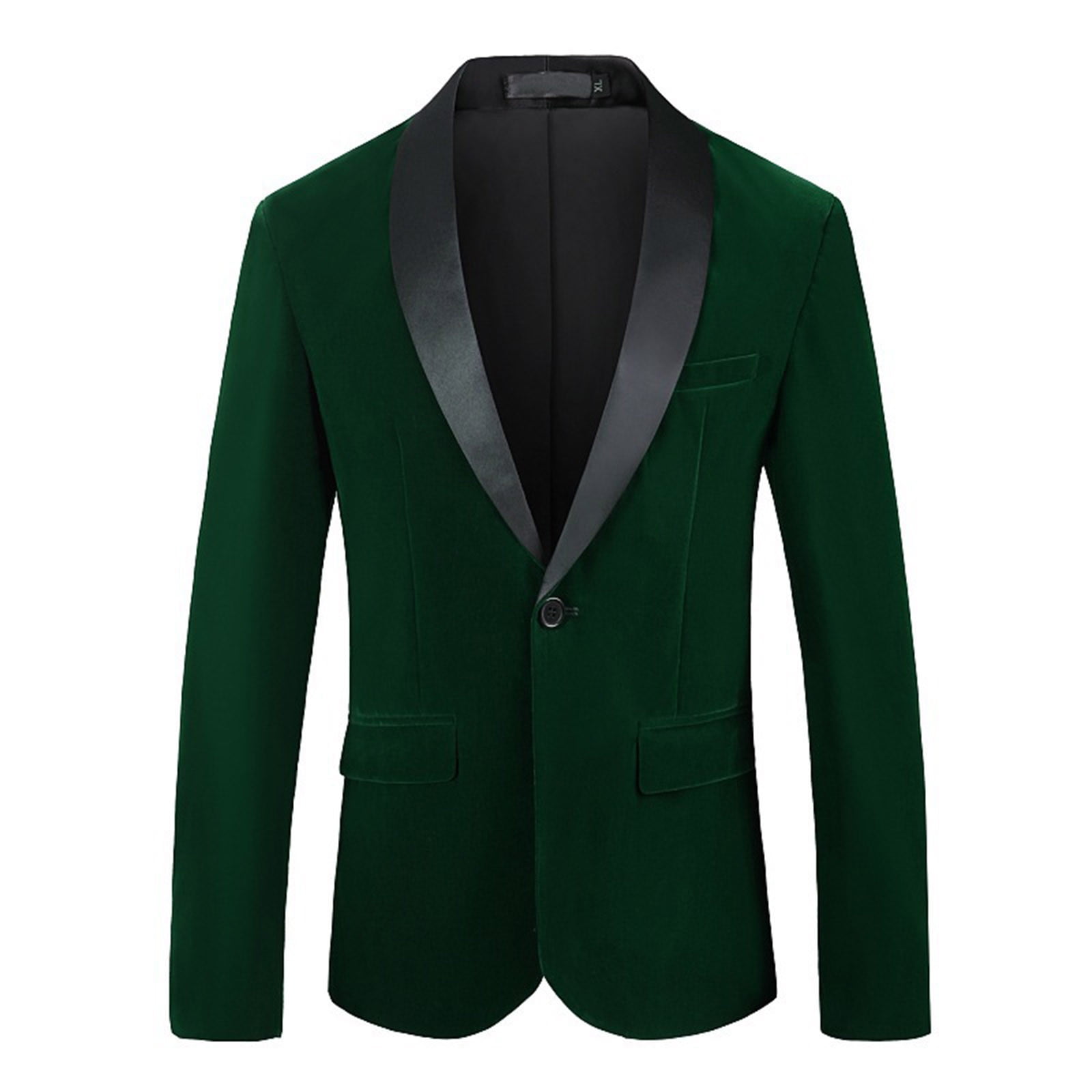 Veste Homme Smoking à Paillettes - Col Châle, Une Boutonne, Slim Fit, Pour Mariage, Soirée, Cérémonie