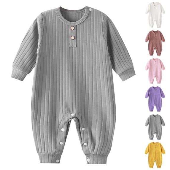 XINXIAOO Baby Clothes Soft Long Sleeve Bodysuits Romper Outfits Baby Girl 6-9 Months Baby Clothes