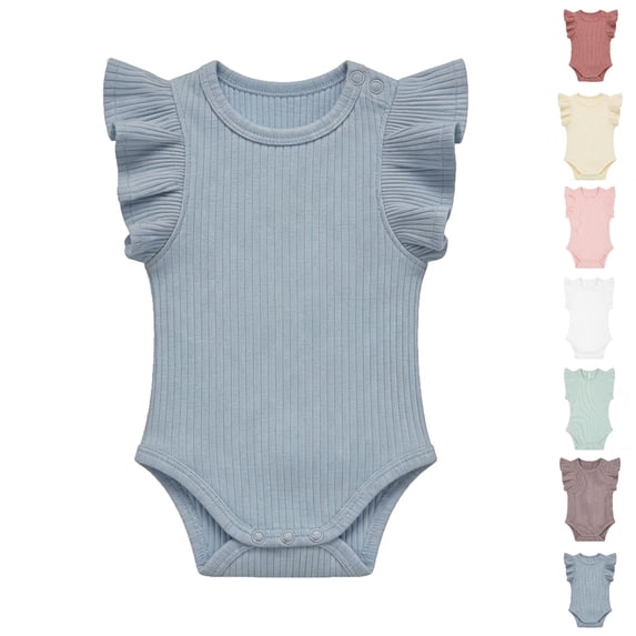 XINXIAOO Baby Clothes Soft Sleeveless Bodysuits Romper Outfit 3-6 Months Girl Clothes