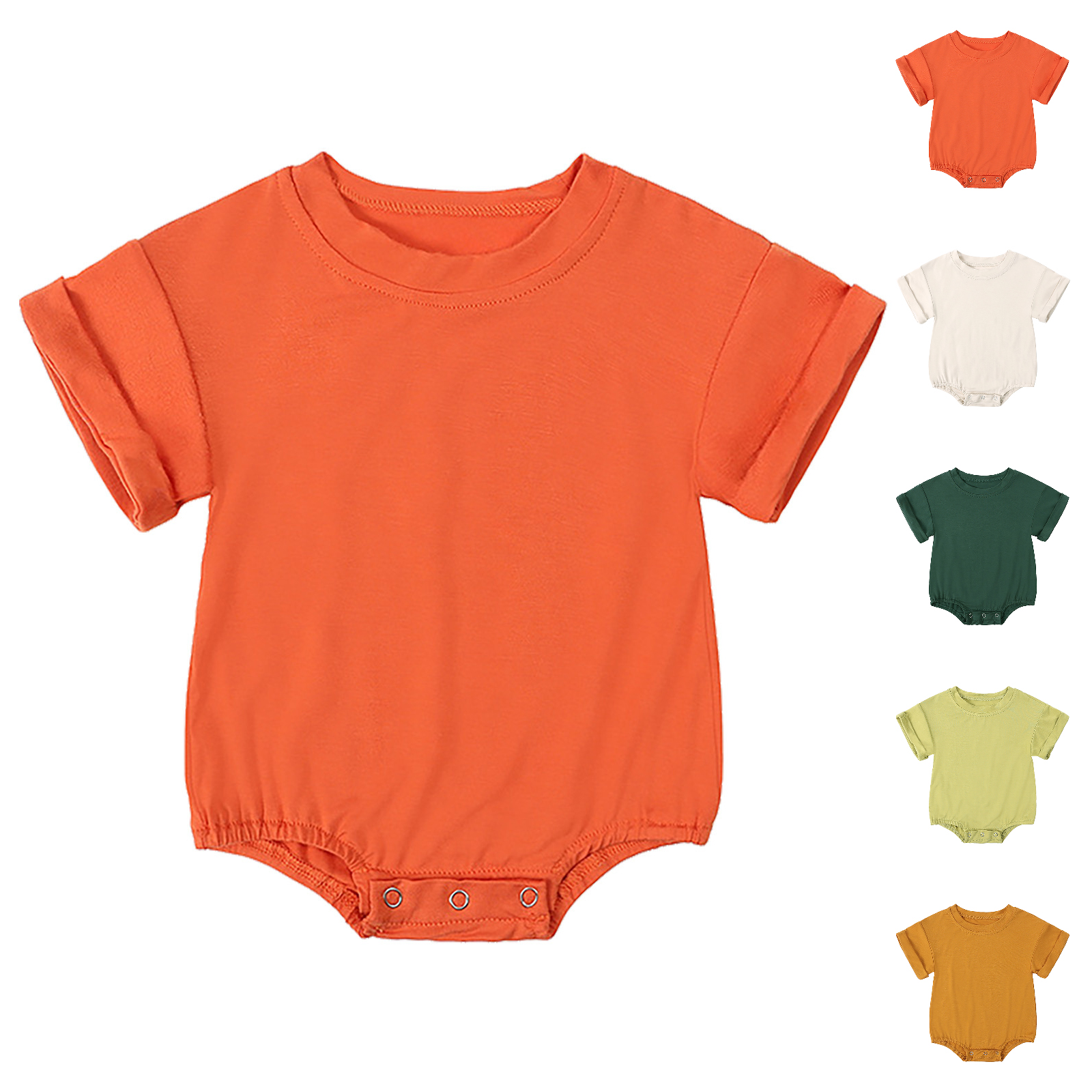 XINXIAOO Baby Clothes for Girls Boys Comfortable Short Sleeve Bodysuits Romper Outfits Baby Girl 6-12 Months Girl Clothes