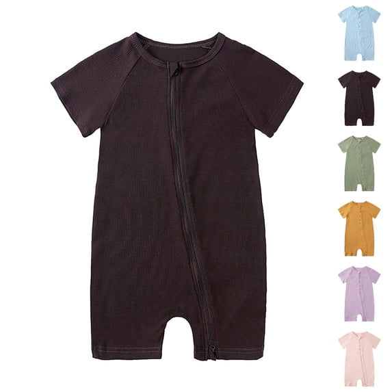 XINXIAOO Baby Clothes Comfortable Short Sleeve Bodysuits Romper Outfits Baby Girl Baby Boys' Bodysuits 3-6 Months