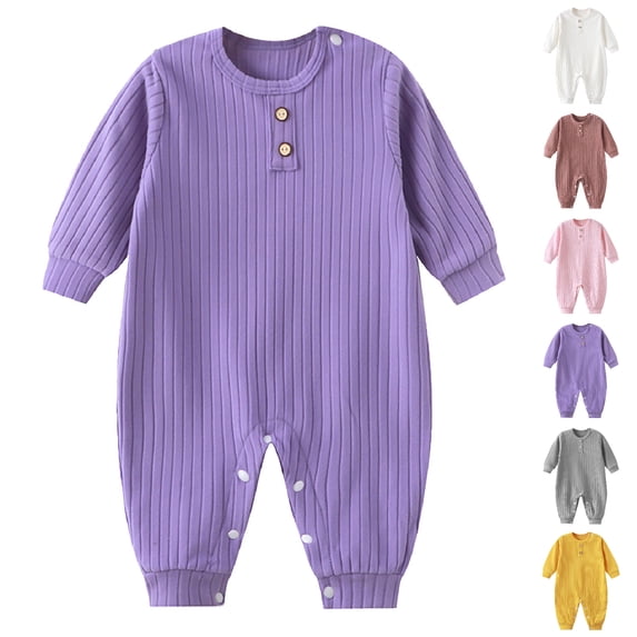 XINXIAOO Baby Clothes for Girls Boys Casaul Long Sleeve Bodysuits Romper Outfits Baby Girl Baby Bodysuits 12-18 Months