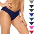 thumbnail image 1 of XINXIAOO Bikini Bottoms for Women Low Waisted Retro Basic Full Coverage Swimsuit Quick Dry Swim bottoms, Size L, 1 of 4