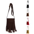 thumbnail image 1 of XINXIAOO Bohemian Fringe Messenger Bag, Crossbody Phone Purse with Adjustable Strap, 1 of 4