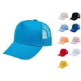thumbnail image 1 of XINXIAOO Boys Girls Kids Quick Dry Performance Run Hat Blue Lightweight Adjustable Sports Cap UPF 50+ Sun Protection Baseball Cap, 1 of 4