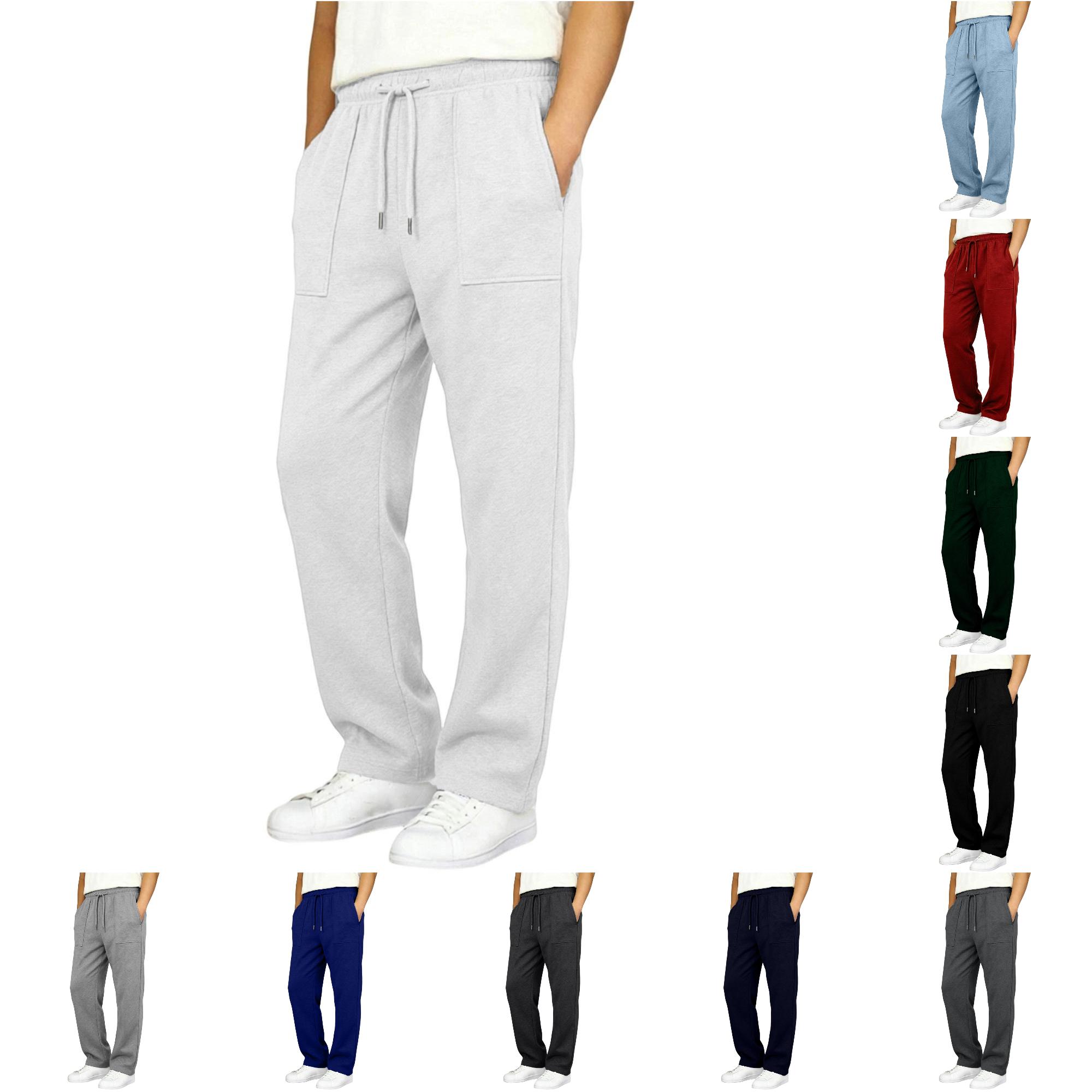 XINXIAOO Boys Girls School Uniform Elastic Waist Drawstring Trousers Dreesy Back to School Clothes for Boys Girls Boys Girls Pants Size 13-14 Years
