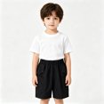 thumbnail image 1 of XINXIAOO Boys Shorts for Summer Lightweight Comfortable Gray Active Hiking Shorts Loose Fit Casual School Outdoor Shorts with Pockets 2T, 1 of 4