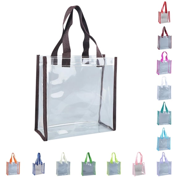 XINXIAOO Clear Tote Bag, Fashionable Shoulder Handbag for Beach, Shopping, Gym & Travel