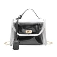 thumbnail image 1 of XINXIAOO Clear Transparent Messenger Bag, Lightweight Fashion Sling Shoulder Purse for Daily Use, 1 of 3