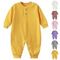 thumbnail image 1 of XINXIAOO Clothes Comfortable Long Sleeve Bodysuits Romper Outfit 12-18 Months Baby Clothes, 1 of 3