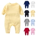 thumbnail image 1 of XINXIAOO Clothes Comfortable Long Sleeve Bodysuits Romper Outfits Baby Girl Toddler Bodysuit 3-6 Months, 1 of 3