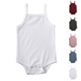 thumbnail image 1 of XINXIAOO Clothes Soft Sleeveless Bodysuits Romper Cute Baby Girl Outfit 18-24 Months Baby Clothes, 1 of 3