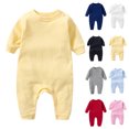 thumbnail image 1 of XINXIAOO Clothes for Boys Girls Casaul Long Sleeve Bodysuits Romper Outfit 9-12 Months Girl Clothes, 1 of 3