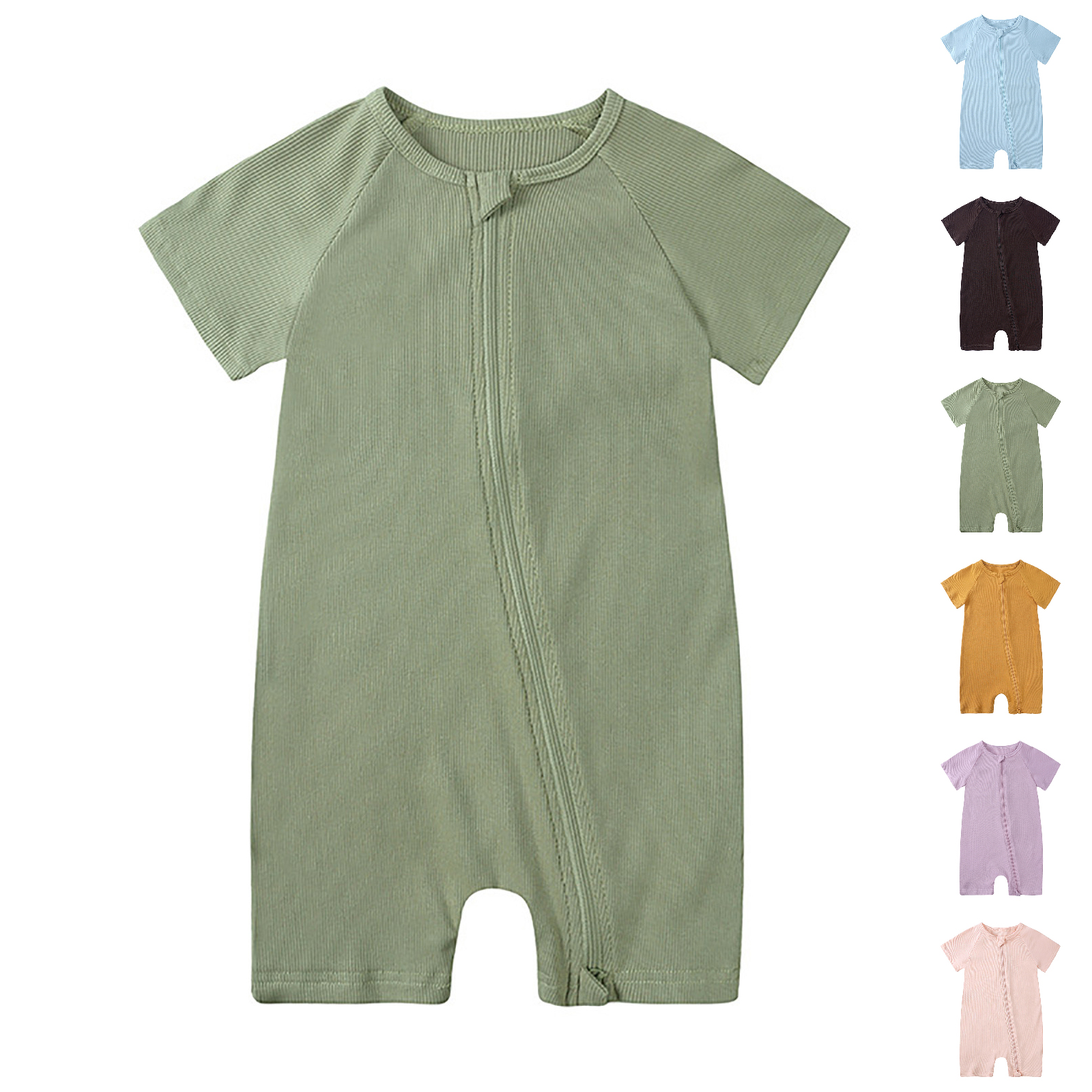 XINXIAOO Clothes for Boys Girls Soft Short Sleeve Bodysuits Romper Outfits Baby Girl 9-12 Months Baby Boy Clothes
