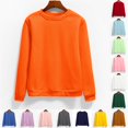 thumbnail image 1 of XINXIAOO Crewneck Sweatshirts for Women Trendy Pullover Tops Long Sleeve Soft Hooded Top, 1 of 3
