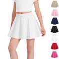 thumbnail image 1 of XINXIAOO Girl Ballet Tutu Skirt with Elastic Waist Ruffled Dress up Birthday Party White Skirt for Girls 5-6 Years, 1 of 5