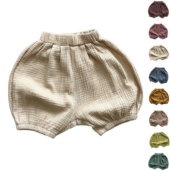 XINXIAOO Girls Active Athletic Shorts Loose Fit Elastic Waist Girls Jogger Shorts 3-4 Years