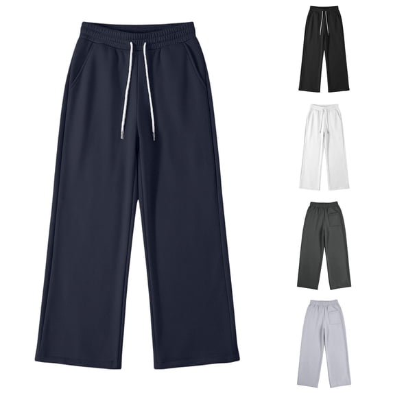 XINXIAOO Girls Boys School Uniform Pants Straight Leg with Pockets Formal Back to School Clothes Size 7-8 Years Boys Girls Clothes