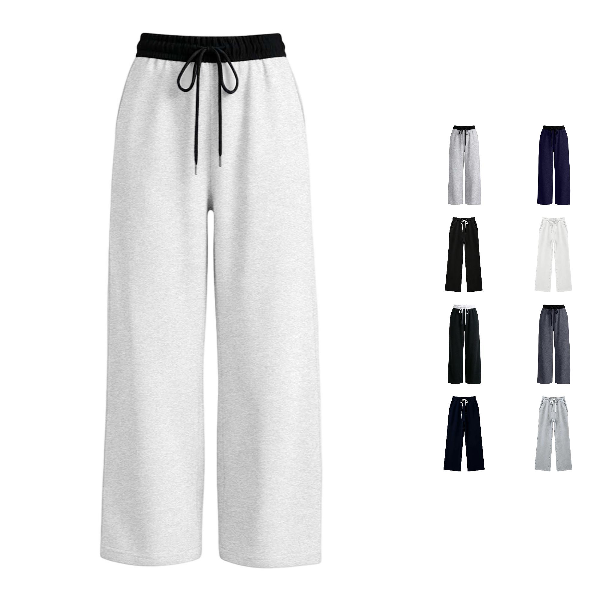 XINXIAOO Girls Boys Uniform Pants Comfort Twill Pants with Pockets Dreesy Girls Boys Back to School Clothes Girls Boys Size 11-12 Years Pants